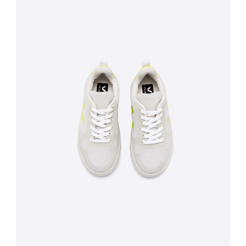 Veja V-10 MALHA BRANCO Sneakers Kinderen White/Green | BE 840TCE